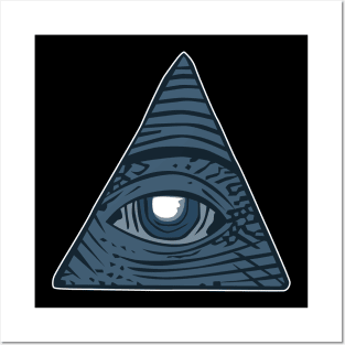 Illuminati Eye Posters and Art